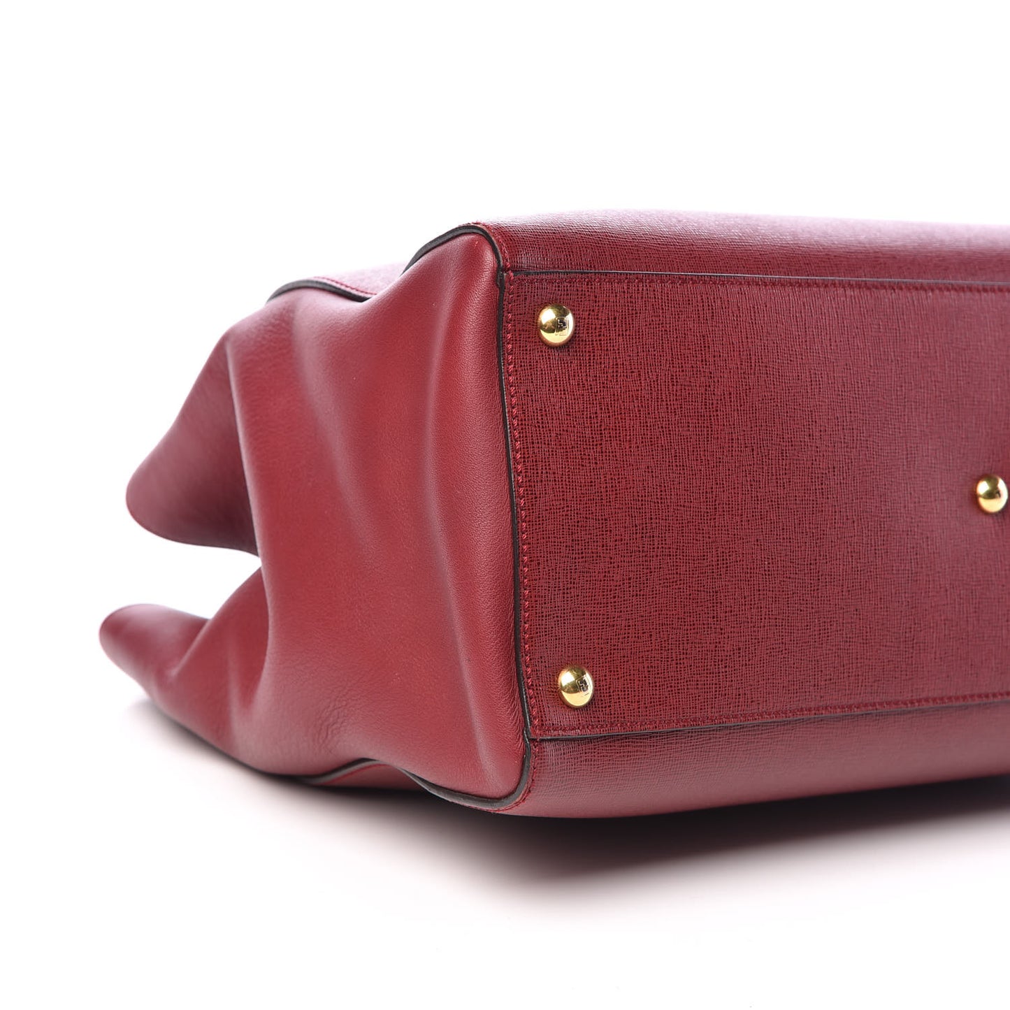 Vitello Elite Regular 2Jours Tote Rosso Scuro Ciliegia