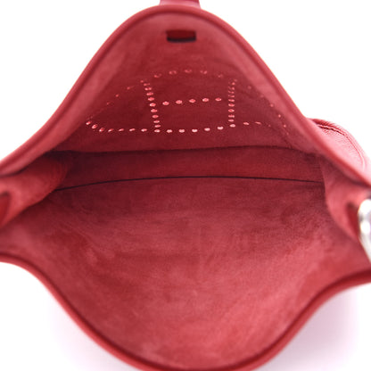Hermes Taurillon Clemence Evelyne III PM Rouge Garance 4 of 9