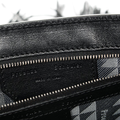 Proenza Schouler Lambskin Fringe Medium PS1 Satchel Black 6 of 7