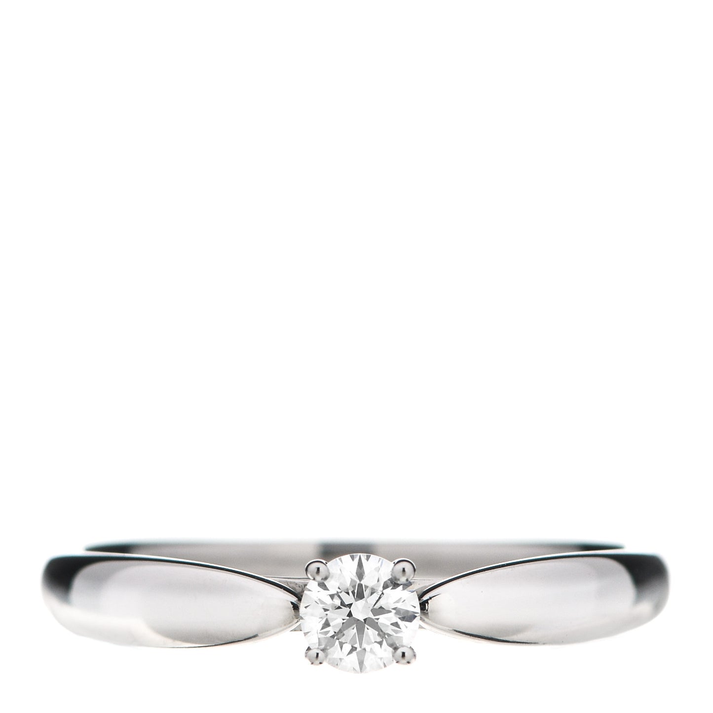 Platinum Diamond .21ct Harmony Solitaire Engagement Ring 56 7.5