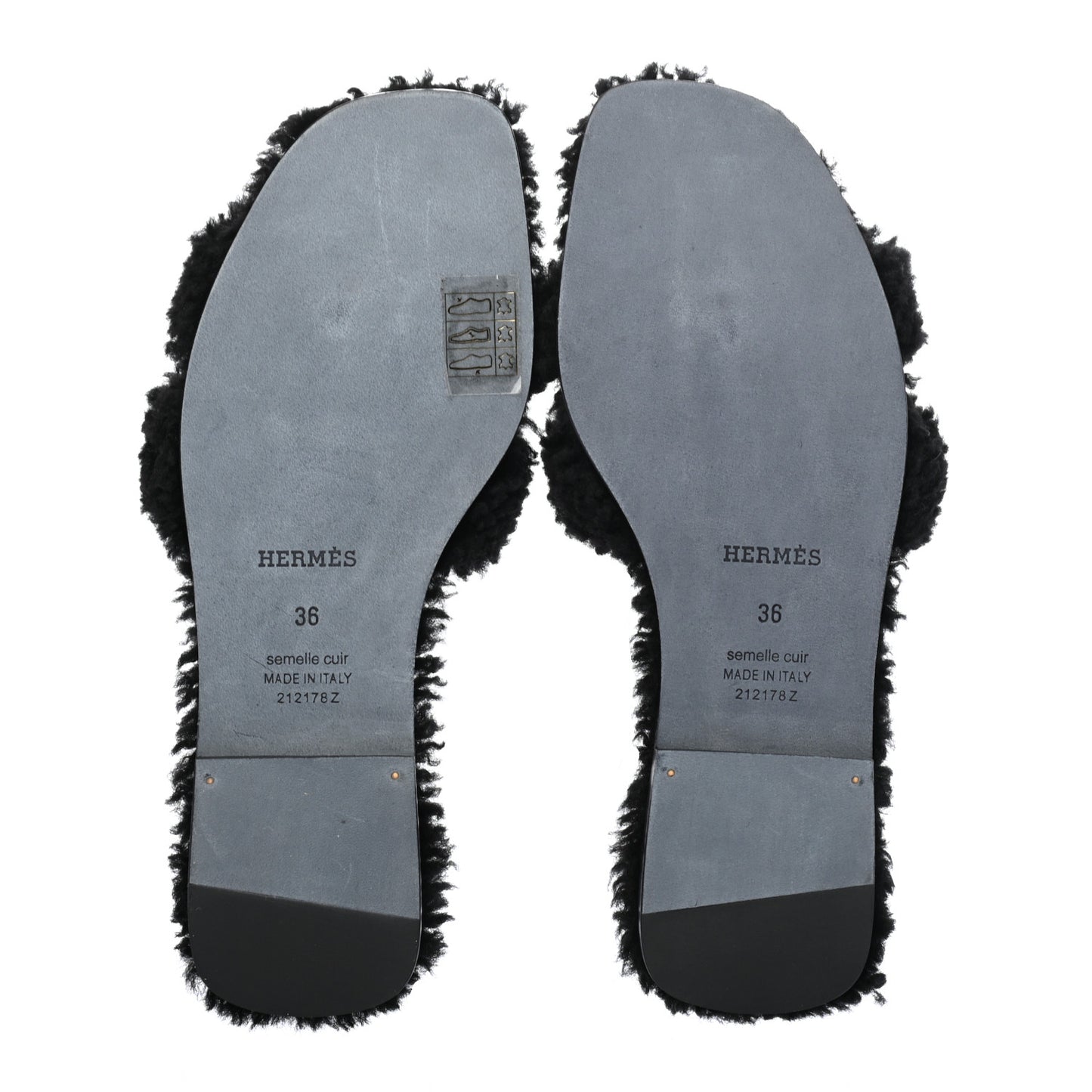 Woolskin Oran Sandals 36 Black