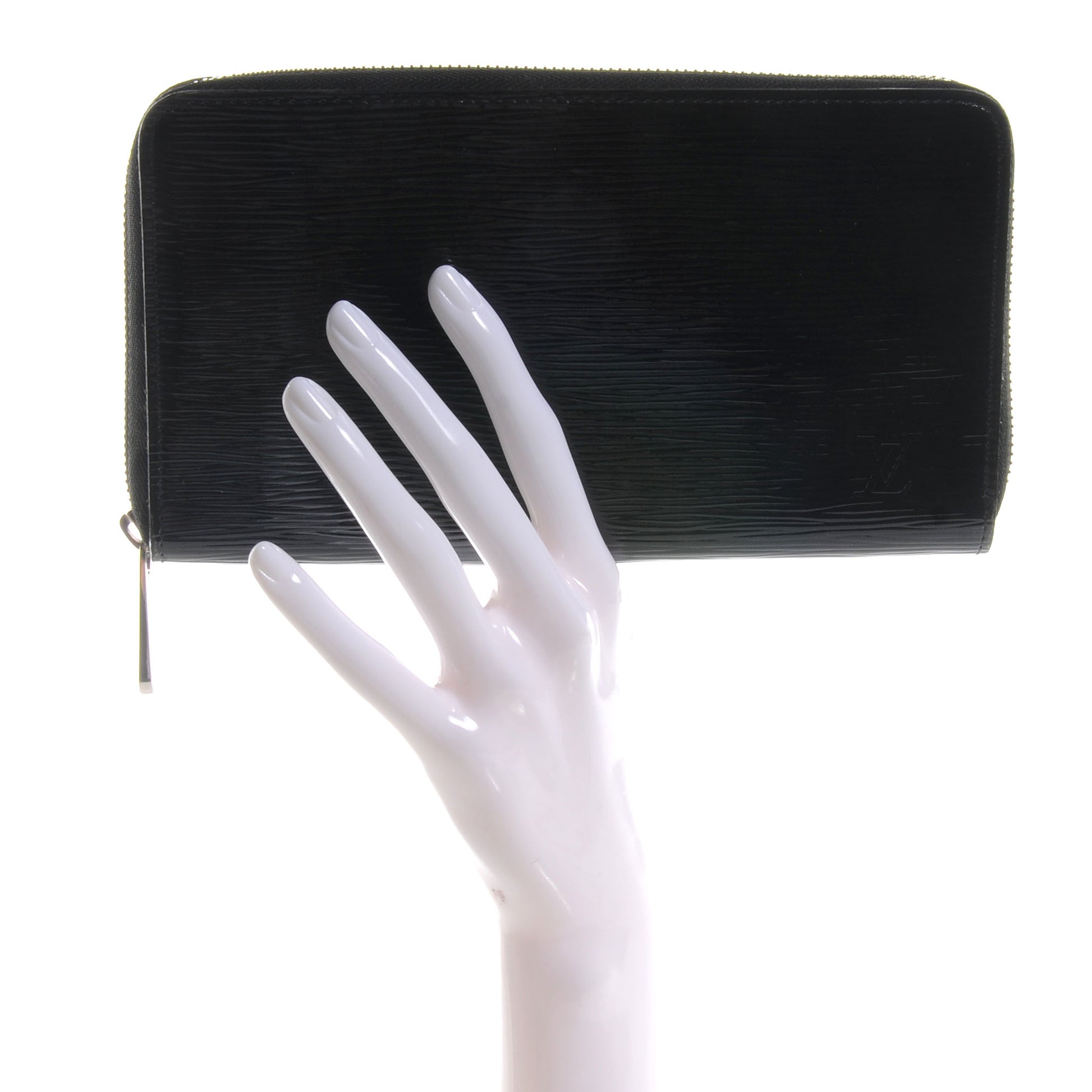 Louis Vuitton Epi Electric Zippy Organizer Wallet Black 2 of 9