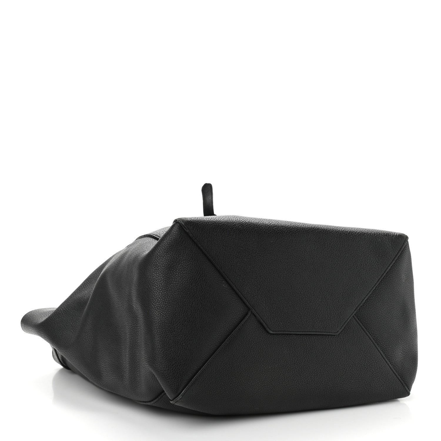 Celine Soft Grained Calfskin Small Belt Cabas Phantom Black 4 of 23