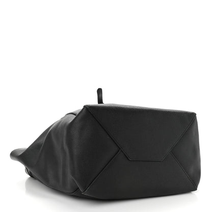 Celine Soft Grained Calfskin Small Belt Cabas Phantom Black 4 of 23
