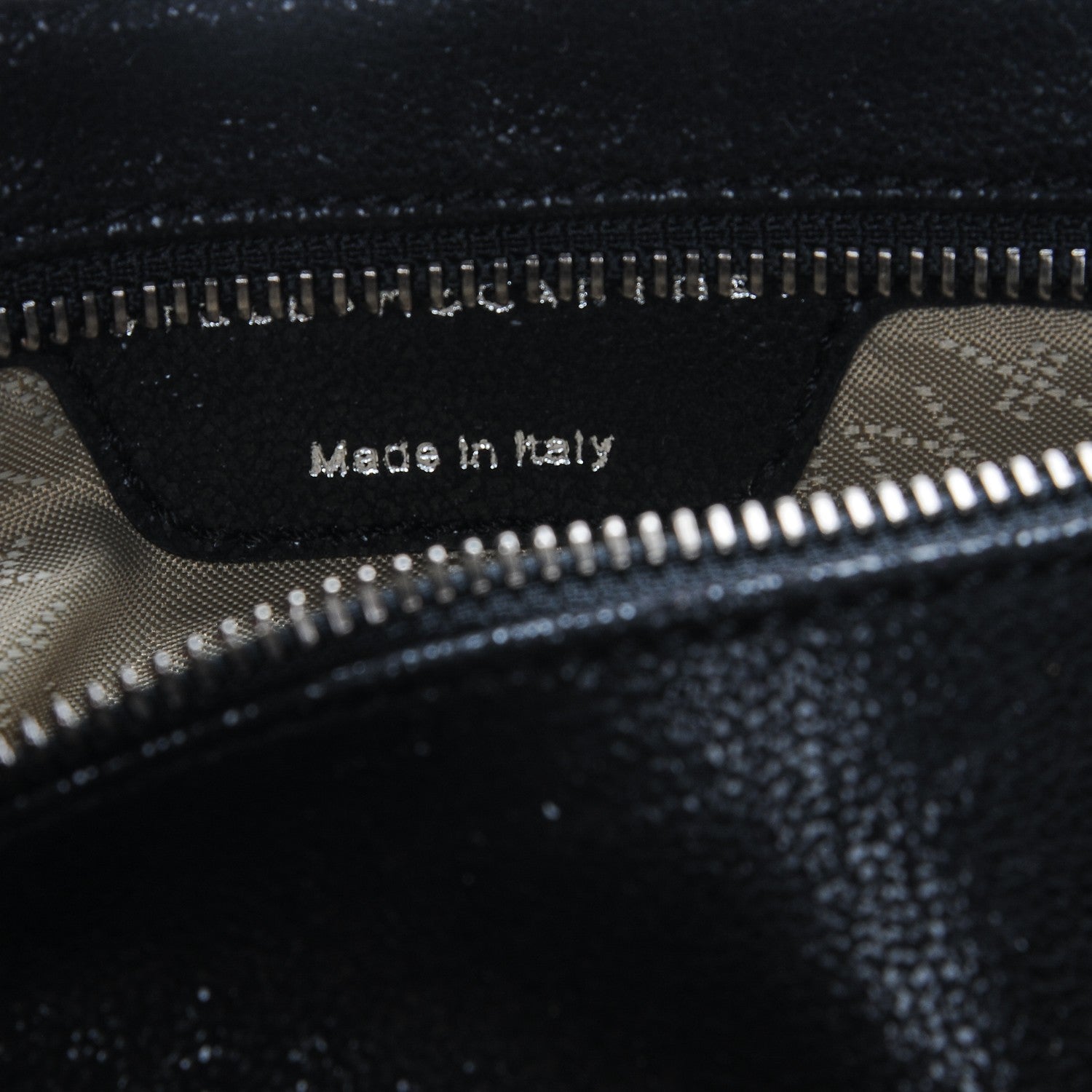 Stella McCartney Shaggy Deer Falabella Fold Over Clutch Black 7 of 7