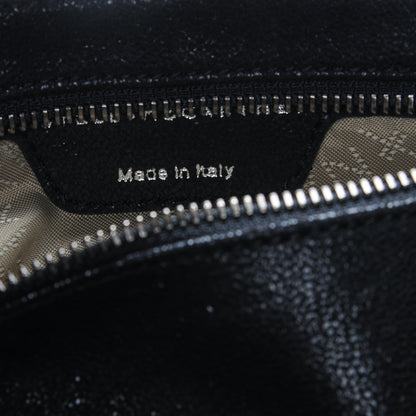 Stella McCartney Shaggy Deer Falabella Fold Over Clutch Black 7 of 7