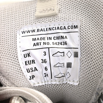 Balenciaga Rubber Mesh Fabric Monocolor Recycled Sole Womens Track Sneakers 36 White 8 of 10