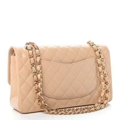 Chanel Caviar Quilted Medium Double Flap Beige 2 of 8