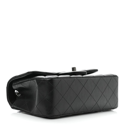 Chanel Lambskin Quilted Mini Rectangular Flap So Black 4 of 11