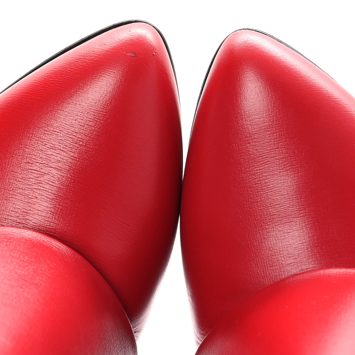 Calfskin Shark Lock Pant Boots 40 Red