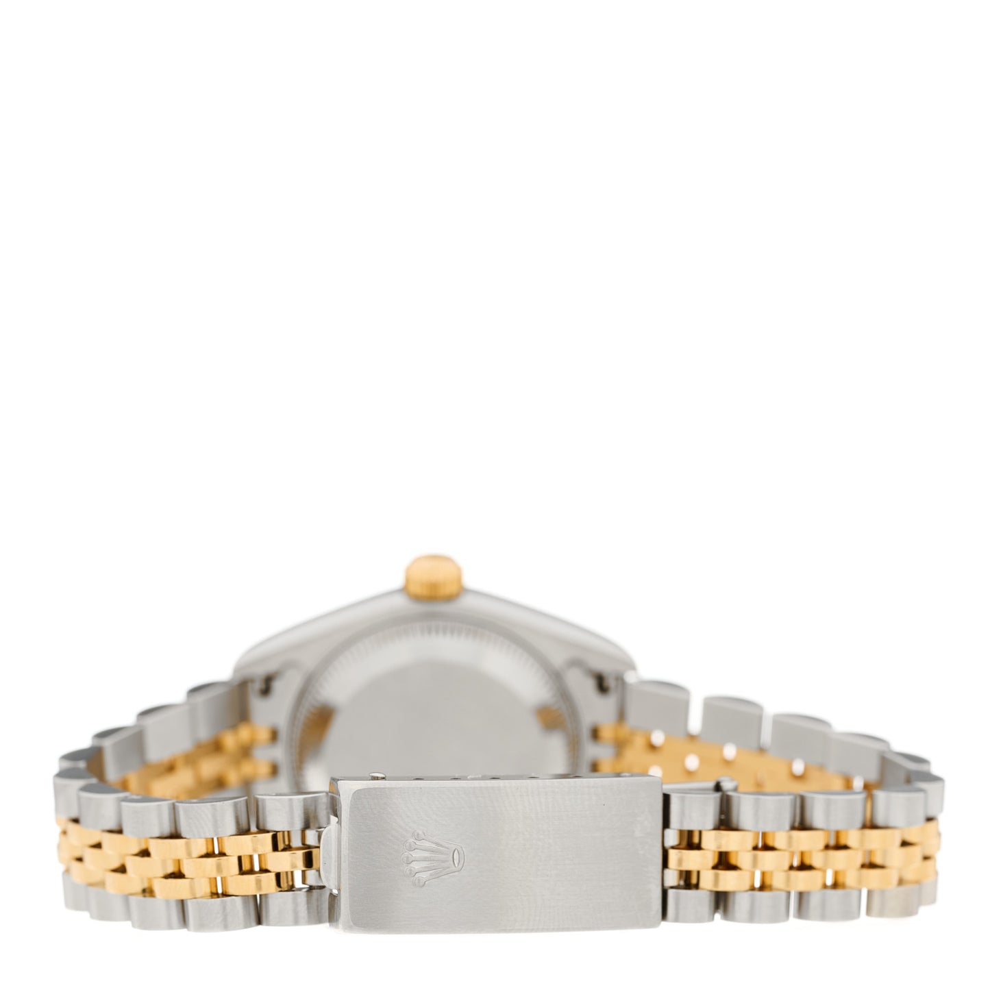 Stainless Steel 18K Yellow Gold Diamond 26mm Oyster Perpetual Datejust Watch Silver Jubilee 79173