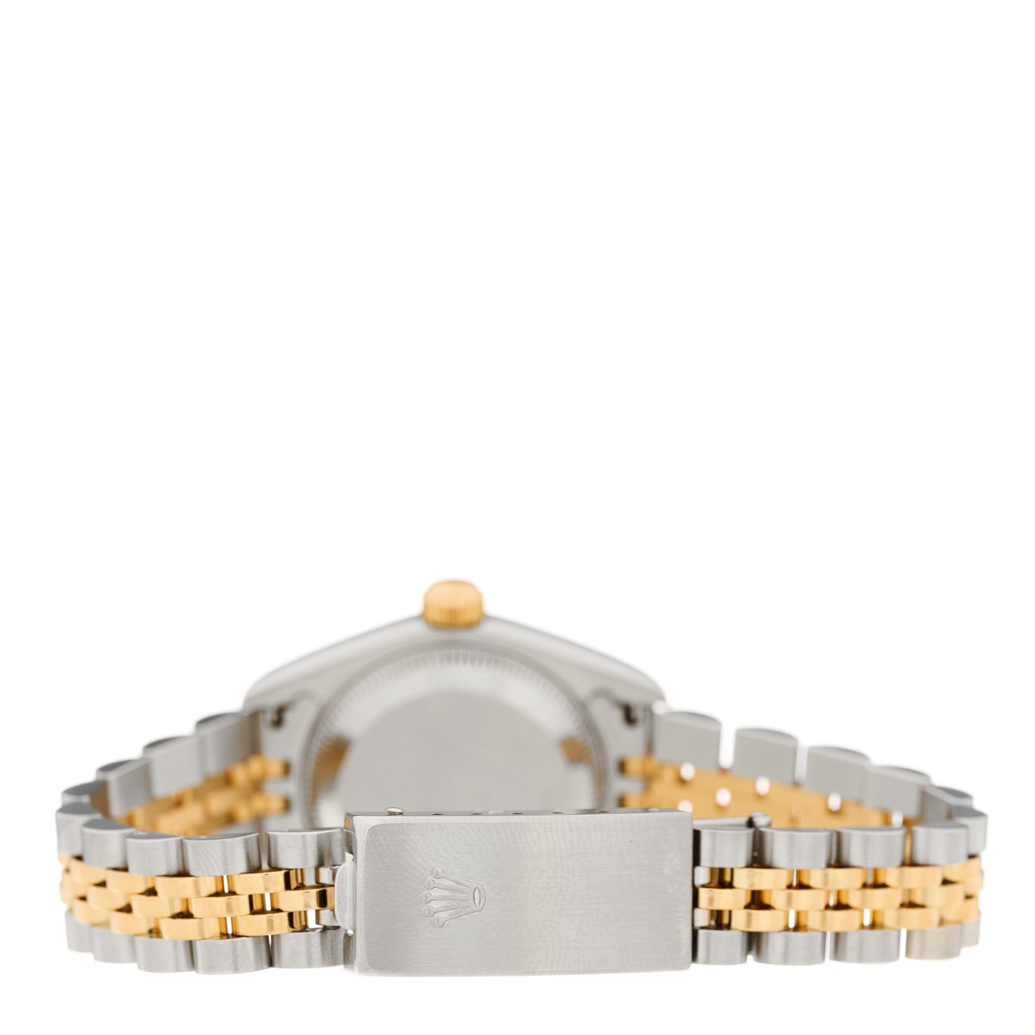 Rolex Stainless Steel 18K Yellow Gold Diamond 26mm Oyster Perpetual Datejust Watch Silver Jubilee 79173 3 of 4
