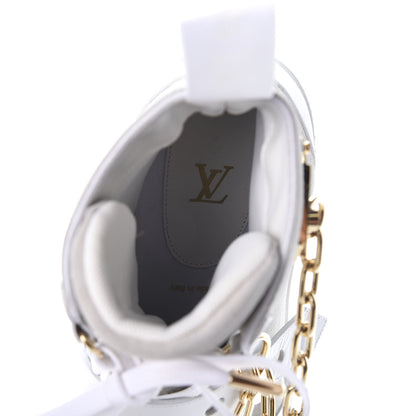 Louis Vuitton Calfskin Suede Mens Creeper Ankle Boot 10.5 White 5 of 7