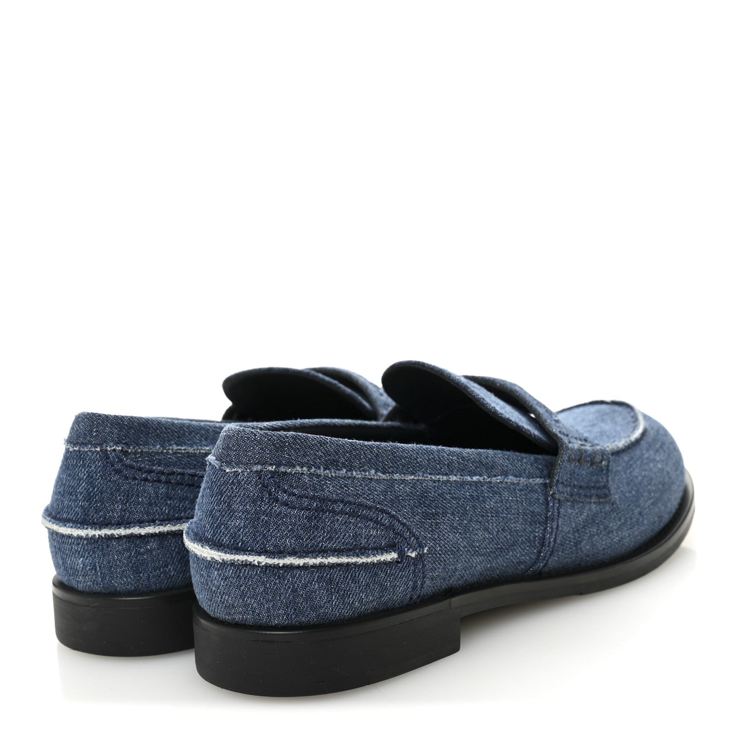 Miu Miu Denim Penny Loafer 40 Denim 1809909 – FASHIONPHILE