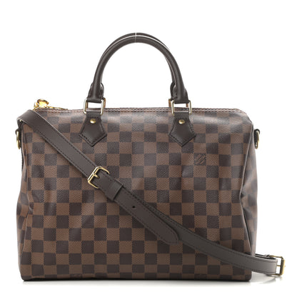 Louis Vuitton Damier Ebene Speedy Bandouliere 30 1 of 12