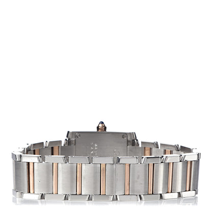 Cartier Stainless Steel 18K Pink Gold Mother of Pearl 20mm Tank Francaise Quartz Watch 4 of 7
