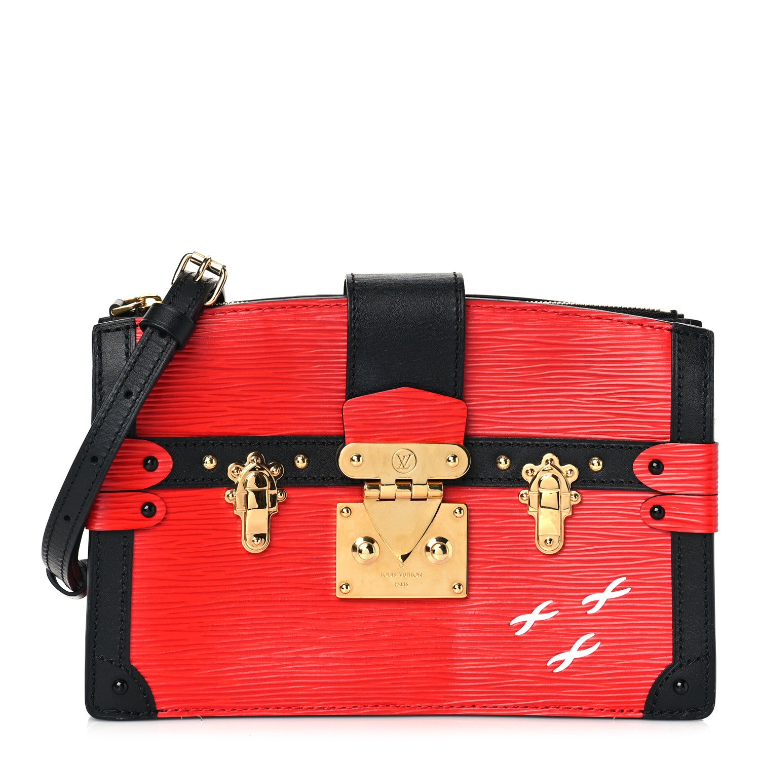 Louis Vuitton Epi Trunk Clutch Red 1 of 9