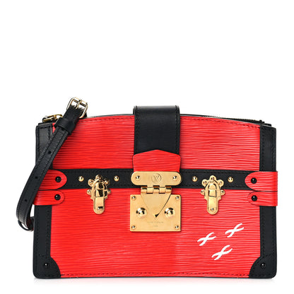 Louis Vuitton Epi Trunk Clutch Red 1 of 9