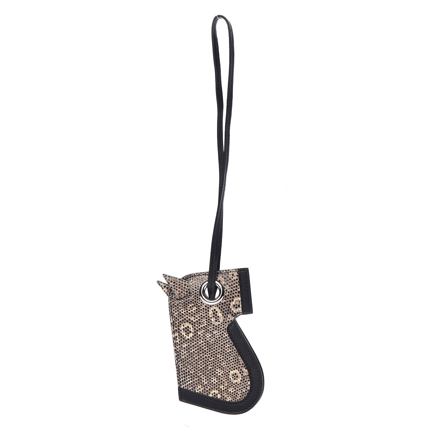 Hermes Lizard Camail Key Holder Ombre 1 of 8