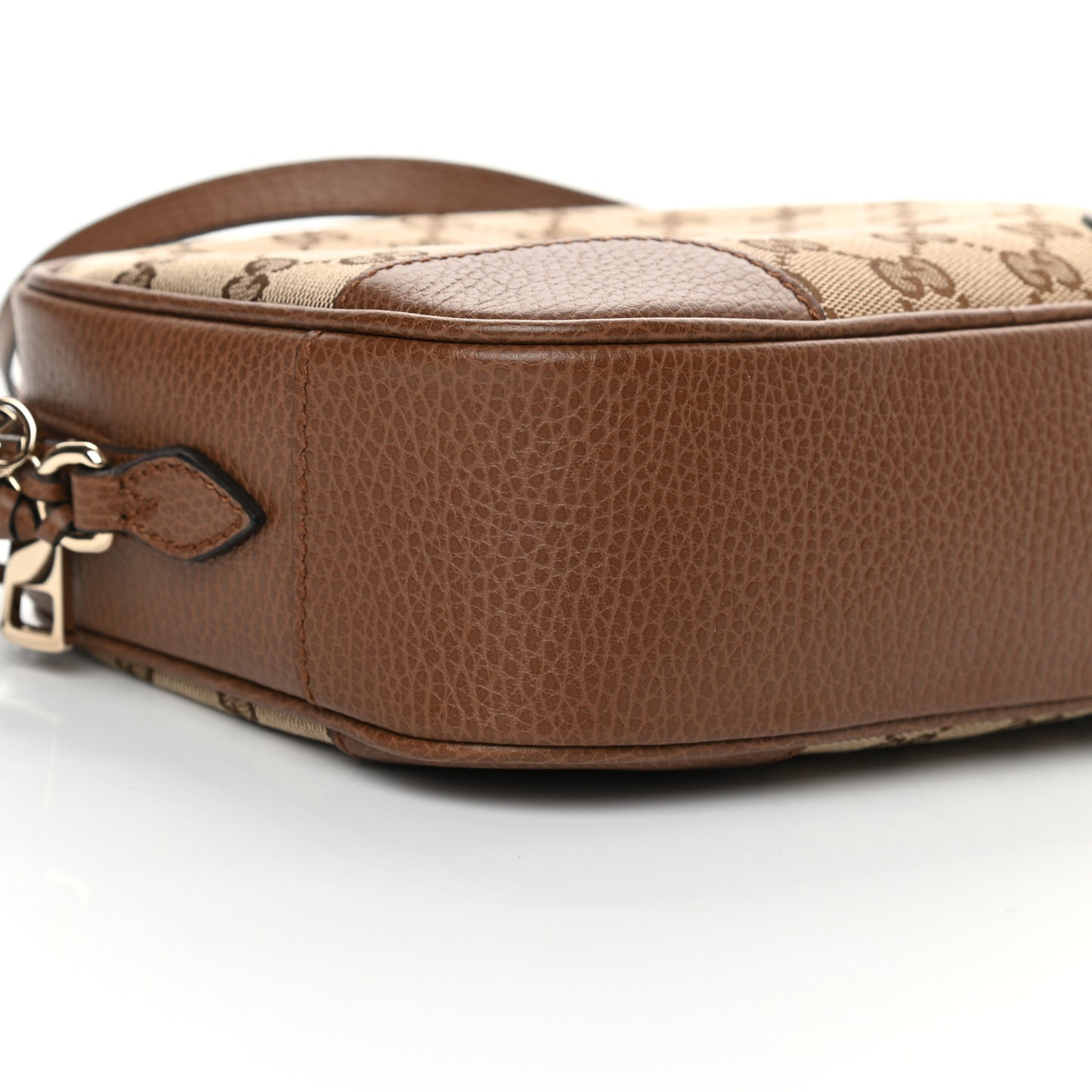 Monogram Mini Bree Messenger Bag Beige Tabacco