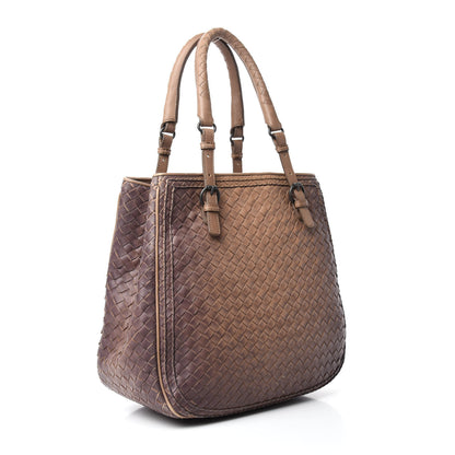 Bottega Veneta Nappa Intrecciato Ombre Shoulder Bag Camel 3 of 13