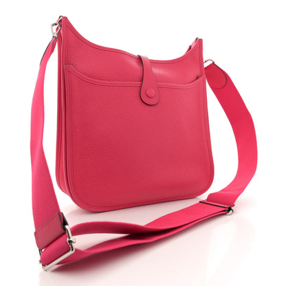 Hermes Taurillon Clemence Evelyne III PM Rose Extreme 3 of 13