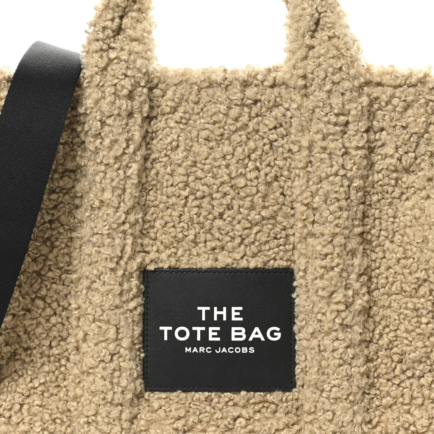 Marc Jacobs Polyester Cotton Medium The Teddy Traveler Tote Bag Beige 7 of 9
