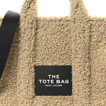 Marc Jacobs Polyester Cotton Medium The Teddy Traveler Tote Bag Beige 7 of 9