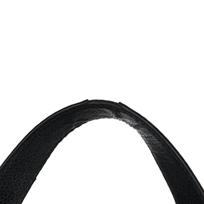 Chanel Crumpled Grained Calfskin Quilted CC Crave Tote Black 21 of 22