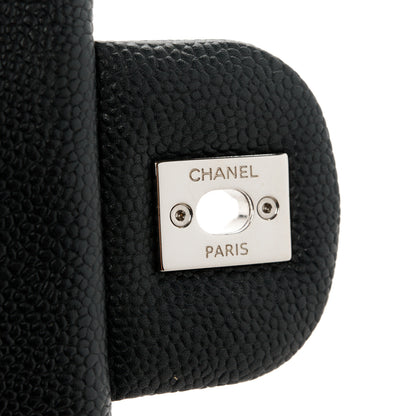 Chanel Caviar Quilted Jumbo Easy Flap Black 9 of 13