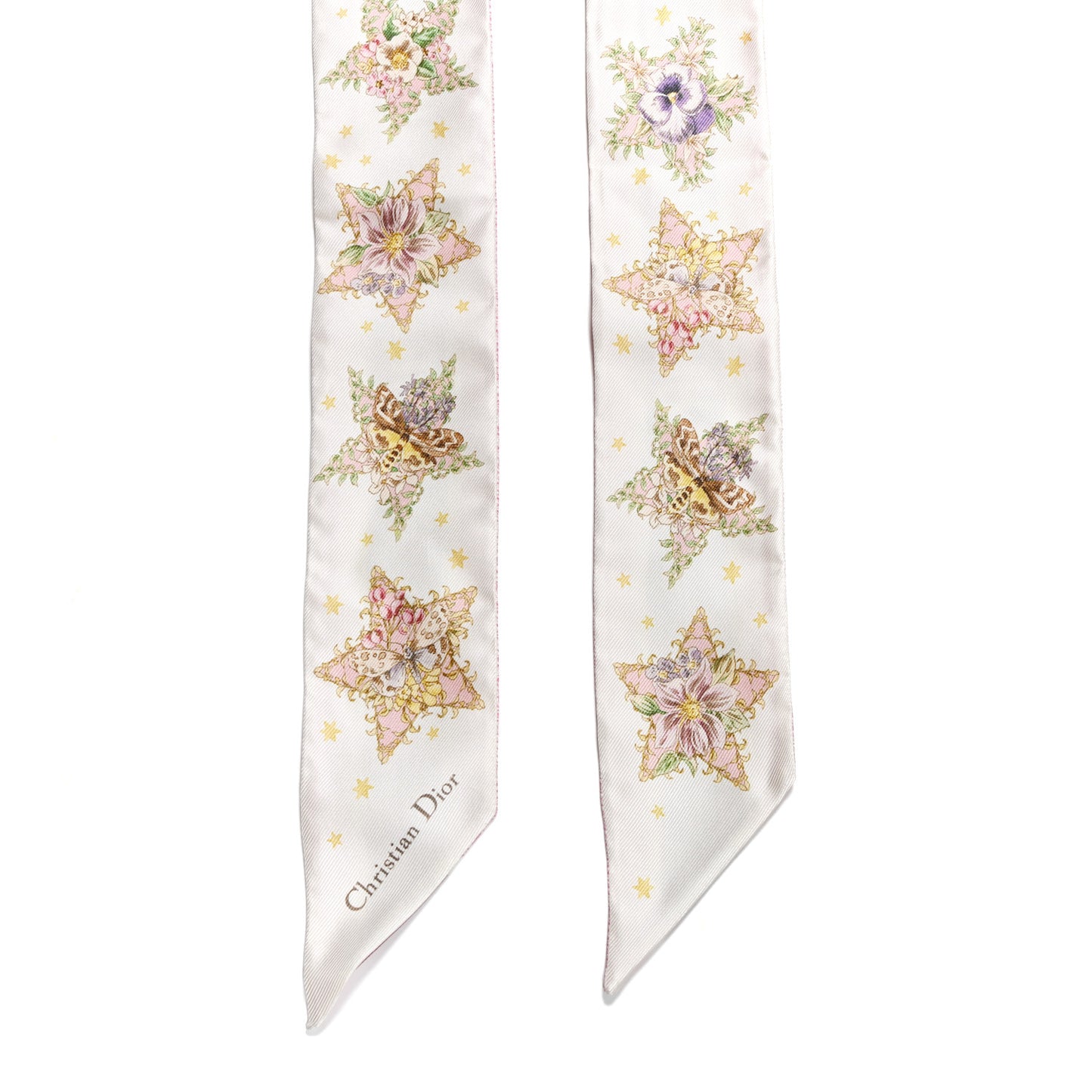 Silk Star Mitzah Scarf Pink