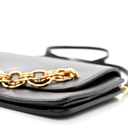 Chloe Smooth Calfskin Drew Bijou Clutch Black 11 of 12