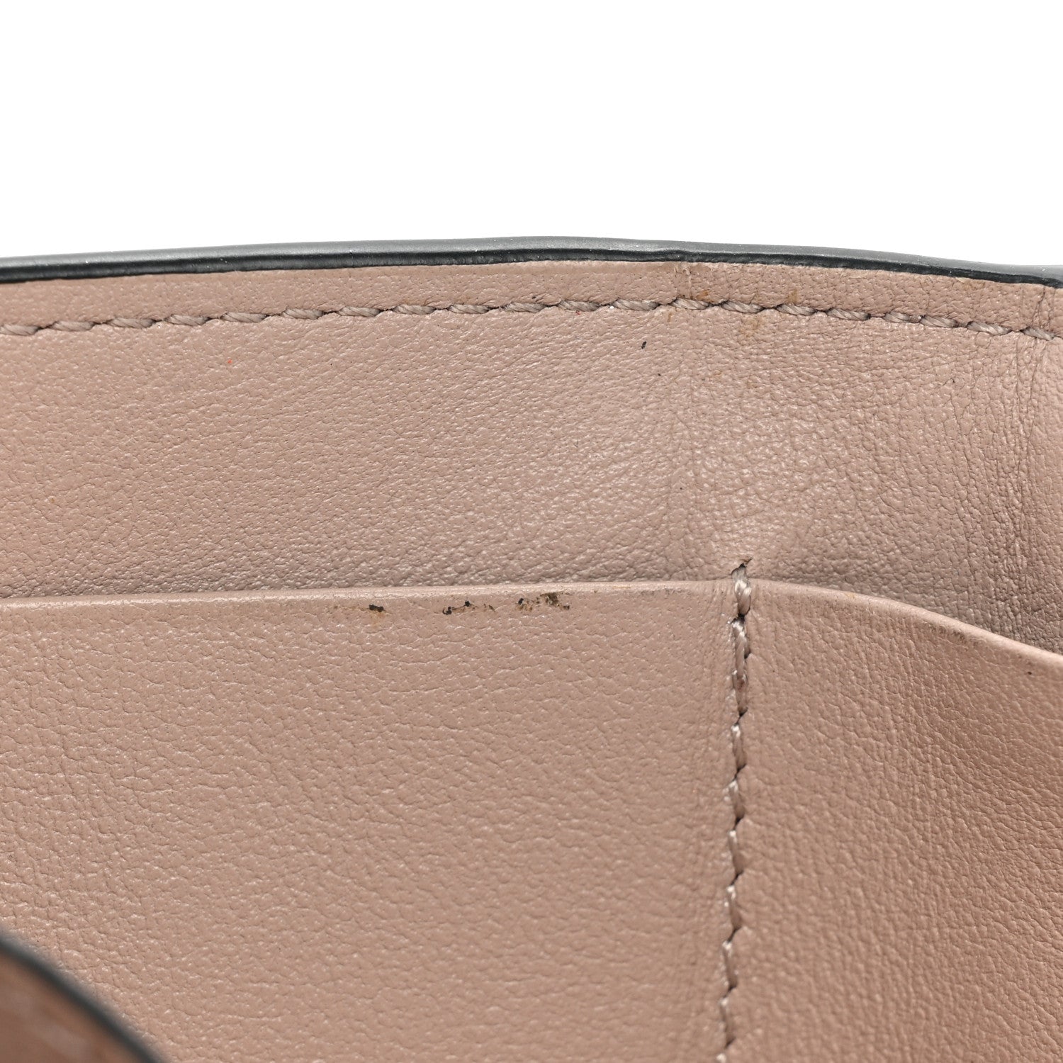 Valentino Garavani Calfskin Small Tri-Fold Rockstud Wallet Poudre 10 of 12
