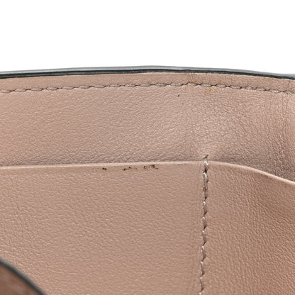Valentino Garavani Calfskin Small Tri-Fold Rockstud Wallet Poudre 10 of 12