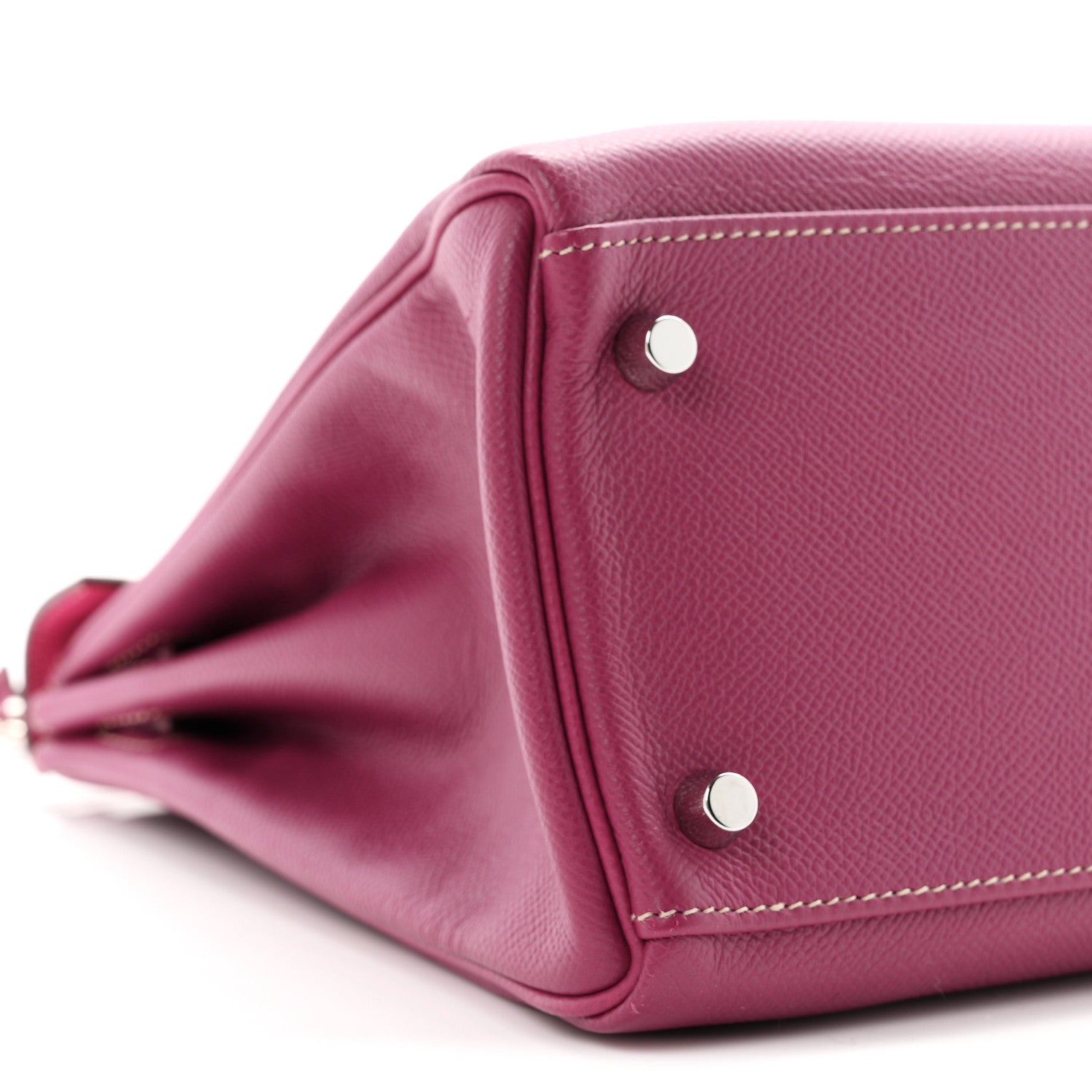 Hermes Epsom Candy Kelly Retourne 32 Tosca Rose Tyrien 8 of 11