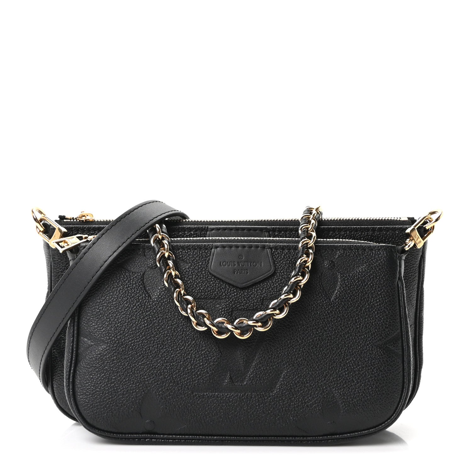Louis Vuitton Empreinte Monogram Giant Multi Pochette Accessories Black 1 of 8