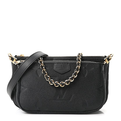 Louis Vuitton Empreinte Monogram Giant Multi Pochette Accessories Black 1 of 8