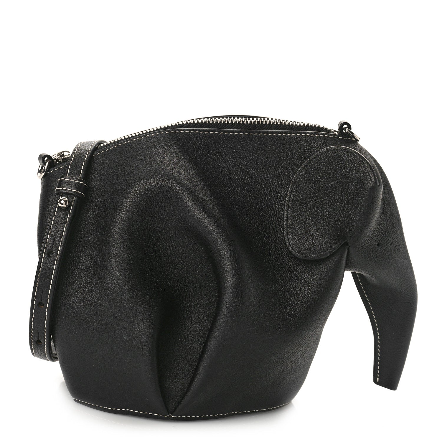 Loewe Calfskin Mini Elephant Crossbody Bag Black 1 of 7