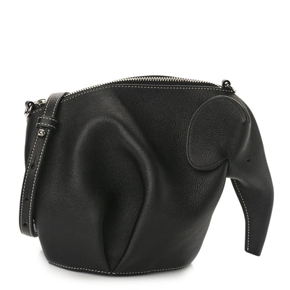 Loewe Calfskin Mini Elephant Crossbody Bag Black 1 of 7