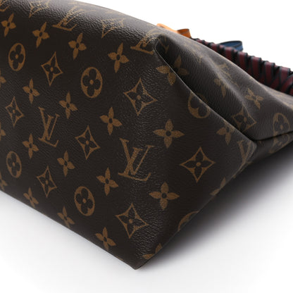 Louis Vuitton Monogram Beaubourg Hobo Mini Bordeaux Red Peach Safran Blue Jean Blue 9 of 9