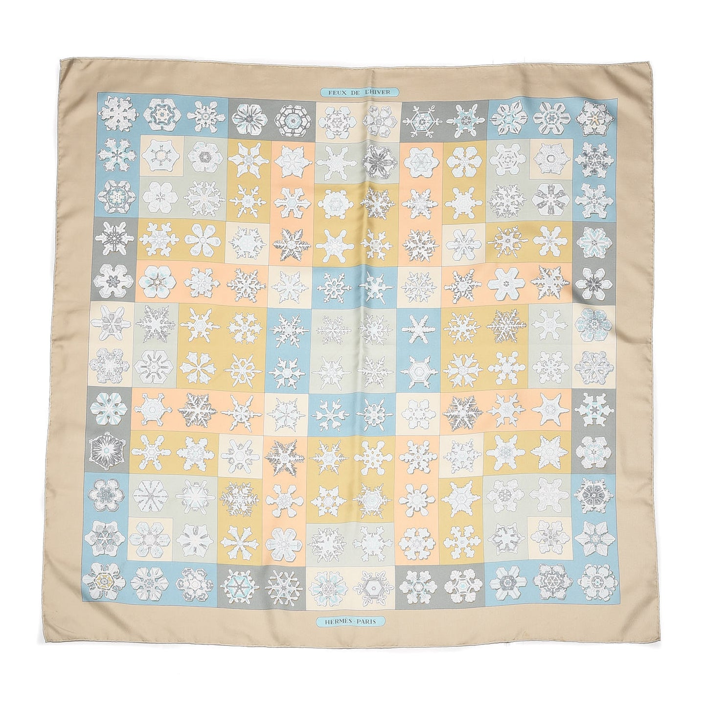 Silk Feux de L'hiver Scarf 90