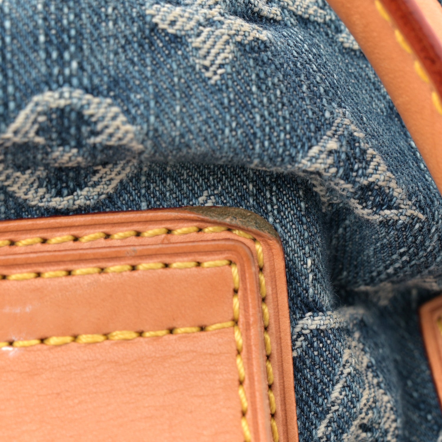 Louis Vuitton Monogram Denim Pleaty Blue 10 of 11