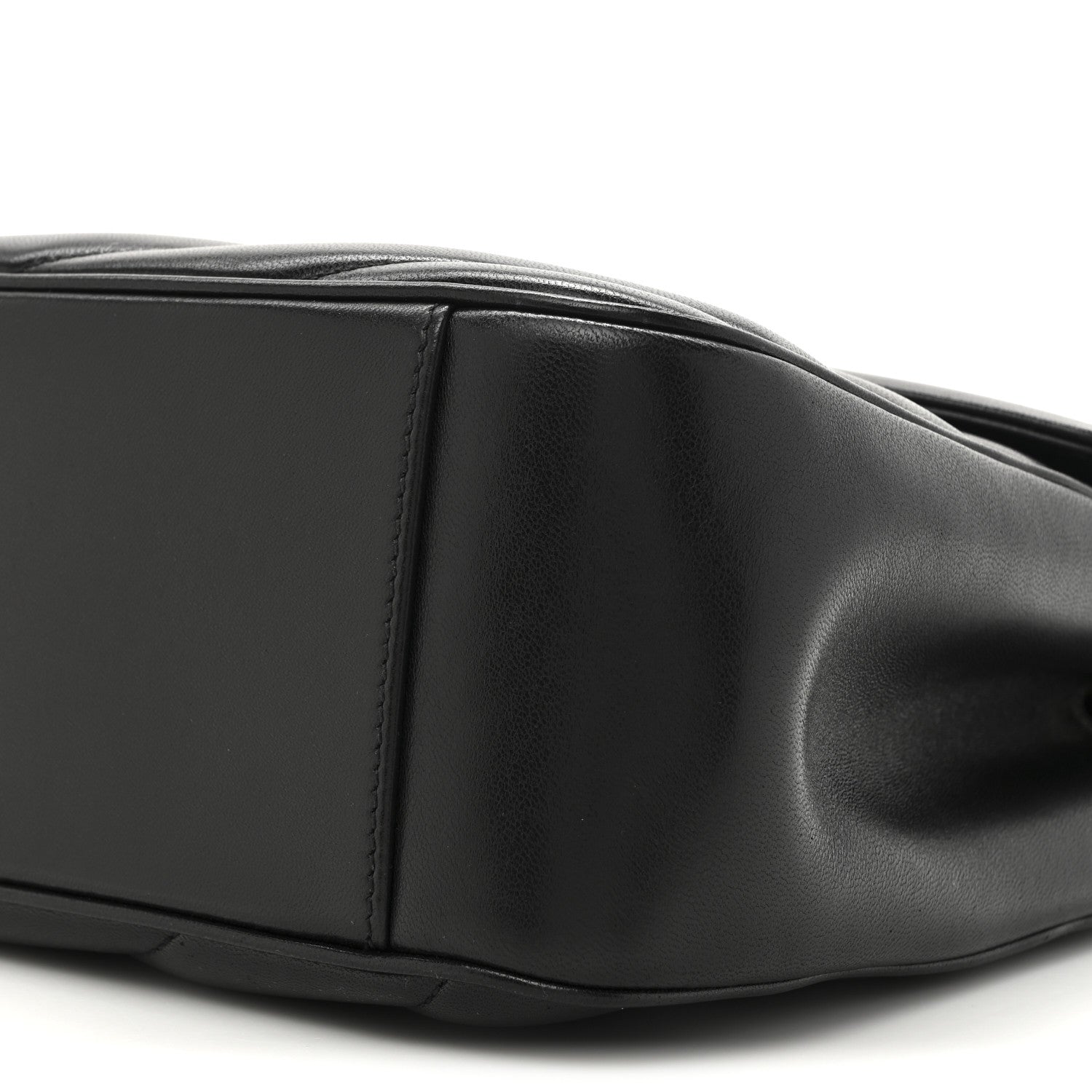 Saint Laurent Lambskin Chevron Quilted Large Loulou Black 10 of 11