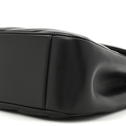 Saint Laurent Lambskin Chevron Quilted Large Loulou Black 10 of 11