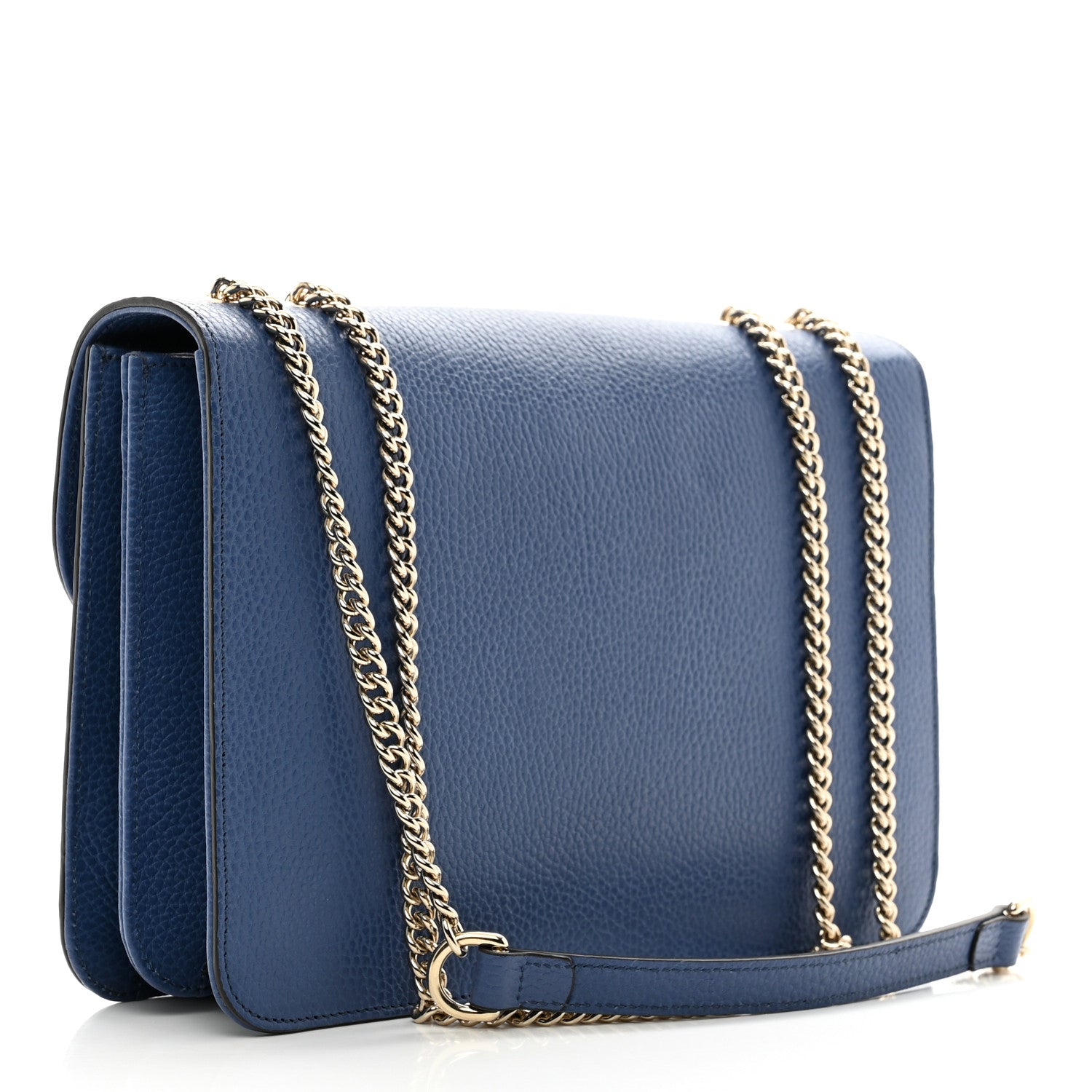 Gucci Dollar Calfskin Interlocking G Shoulder Bag Caspian 3 of 9