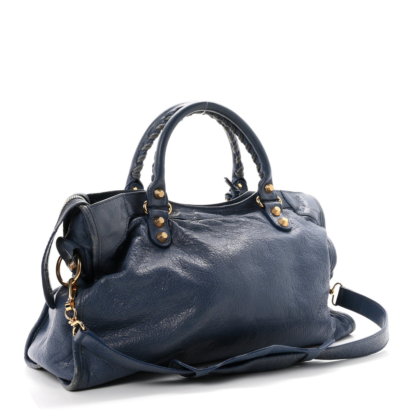 Agneau Giant 12 Gold Hardware City Bleu Persan