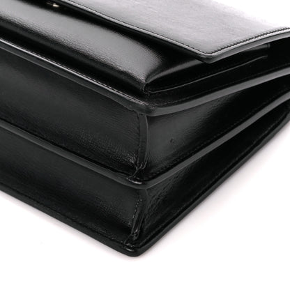 Saint Laurent Calfskin Medium Monogram Sunset Black 12 of 13