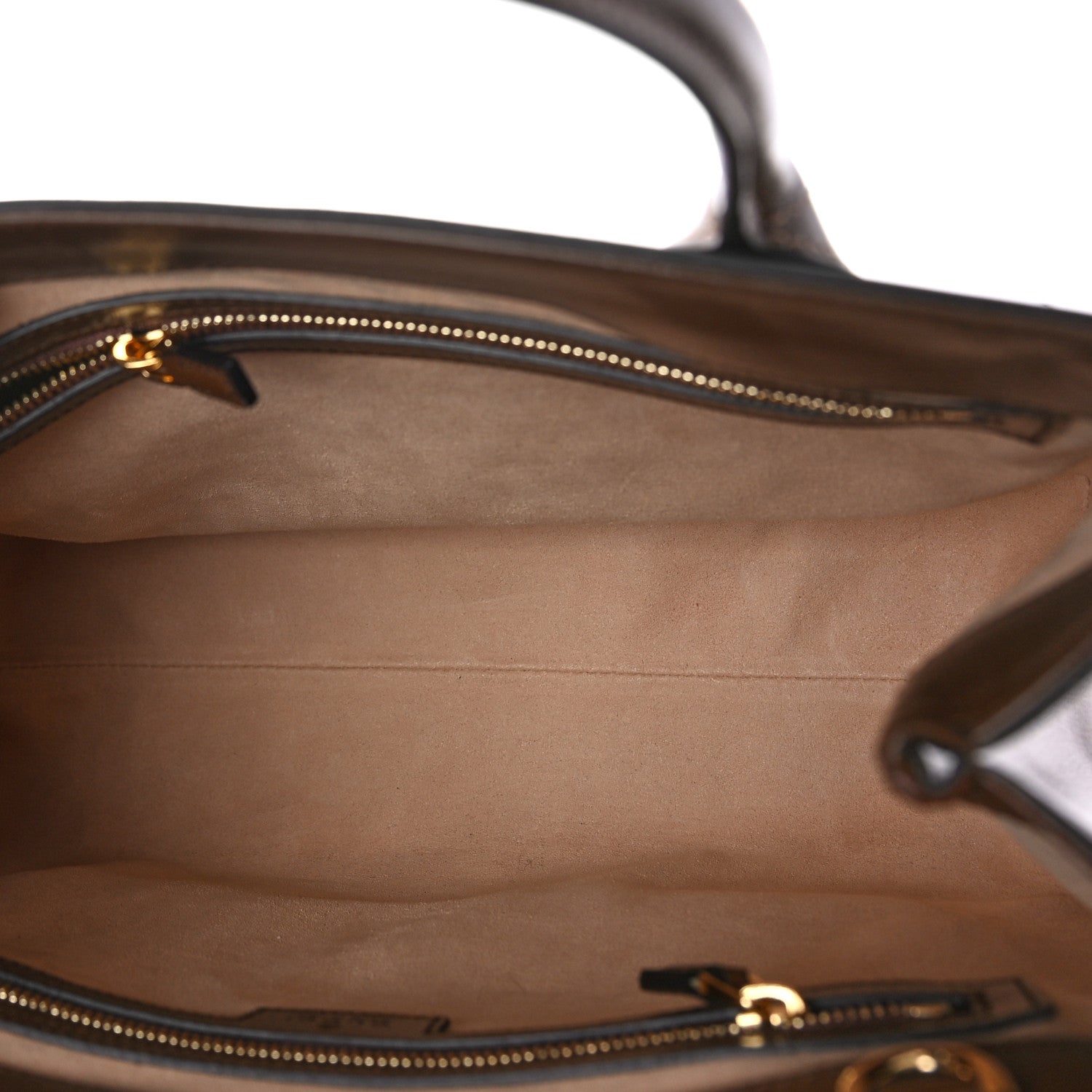 Gucci GG Supreme Monogram Azalea Calfskin Web Medium Jackie 1961 Tote Beige Ebony Brown Sugar 4 of 7