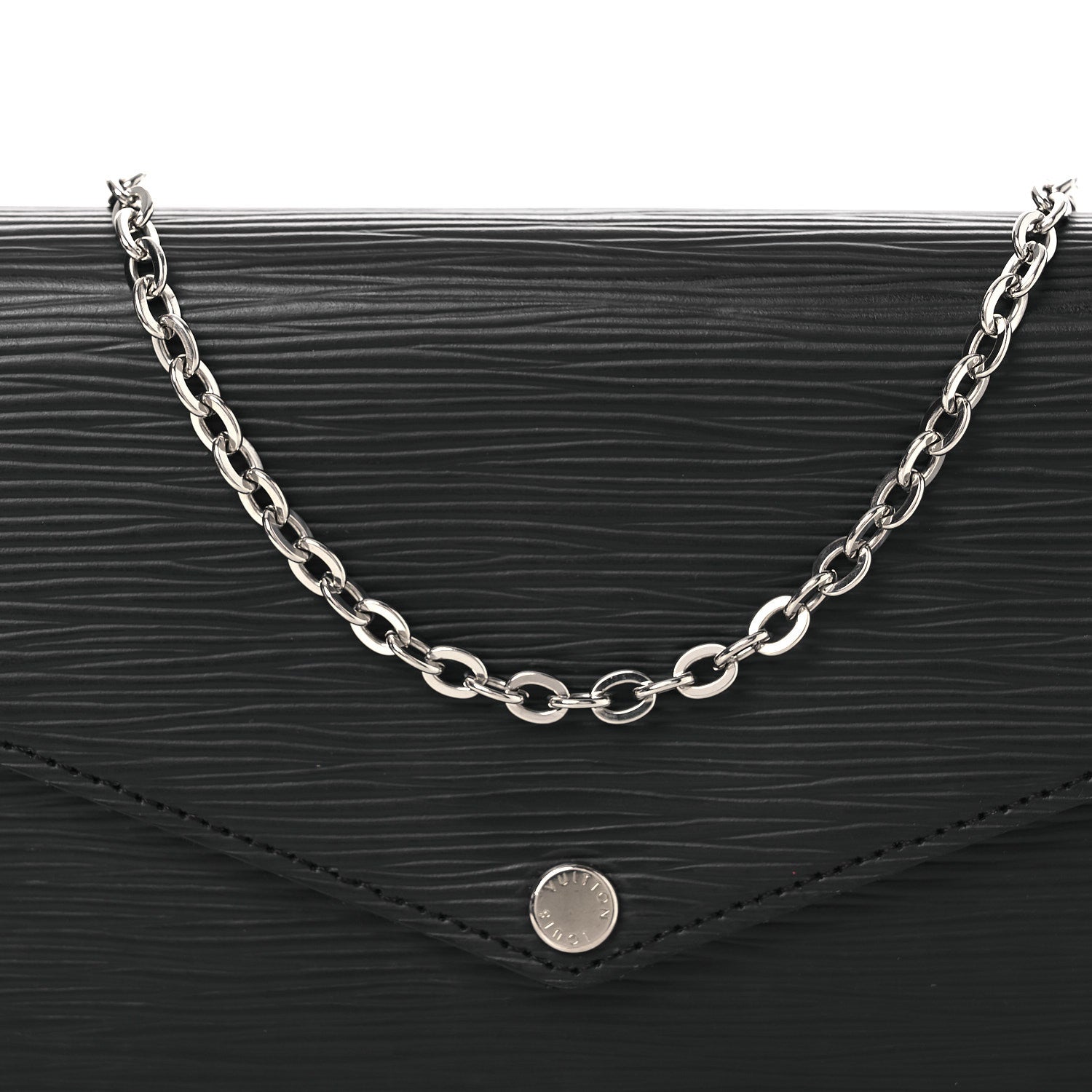 Louis Vuitton Epi Pochette Felicie Black 9 of 12