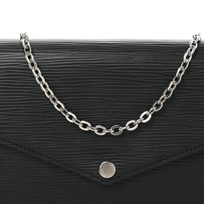 Louis Vuitton Epi Pochette Felicie Black 9 of 12